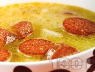 Калду Верде - португалска картофена супа с картофи, зеле и наденица